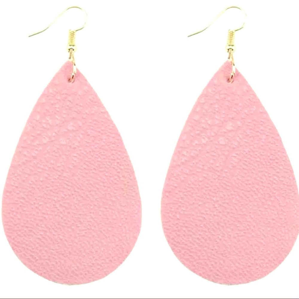 Monogram Metallic Teardrop Bohemian Earrings
